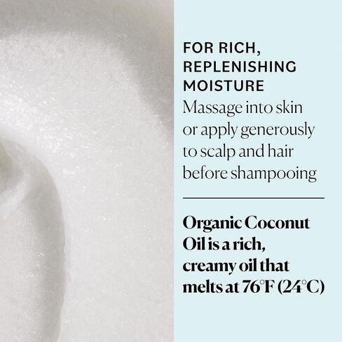 Sky Organics - Organic Coconut Oil & Vitamin E, 16.9 fl oz - Skin & Hair Ultra-Hydrating Oil - Fatty Acids & Antioxidants - Natural, Vegan & Cruelty Free - Skin Care & Hair Care with Exclusive Ebook in Kuwait