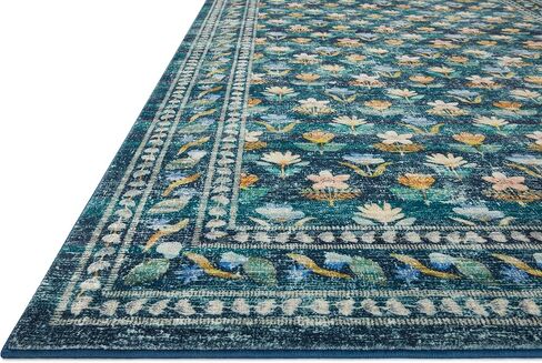 Loloi Rifle Paper Co. Courtyard Collection Cou-05 Emerald 2'-6 "x 7'-6" Runner Rug feat. Cloudpile in Saudi Arabia