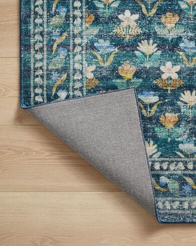 Loloi Rifle Paper Co. Courtyard Collection Cou-05 Emerald 2'-6 "x 7'-6" Runner Rug feat. Cloudpile in Saudi Arabia