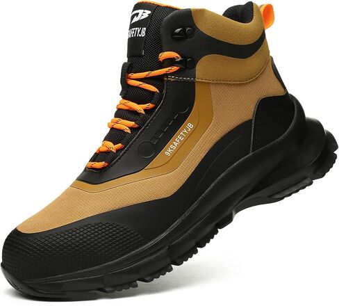 Work Safety Boots for Men and Women High Top Waterproof Lightweight Steel Toe Construction Shoes in Saudi Arabia