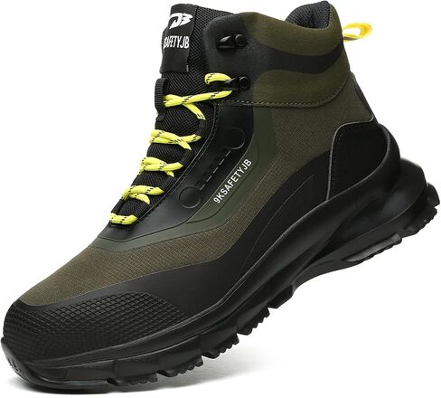 Work Safety Boots for Men and Women High Top Waterproof Lightweight Steel Toe Construction Shoes in Saudi Arabia