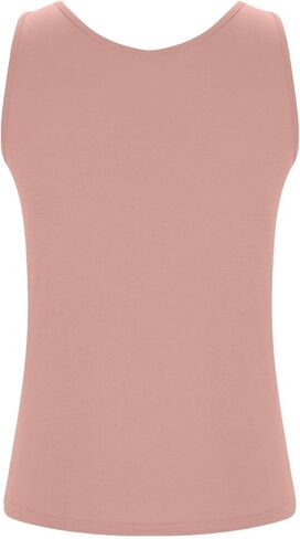 Womens Tank Tops with Built in Bra Plus Size Padded Stretchy Sports Shirt Workout Yoga Basic Undershirt in Saudi Arabia