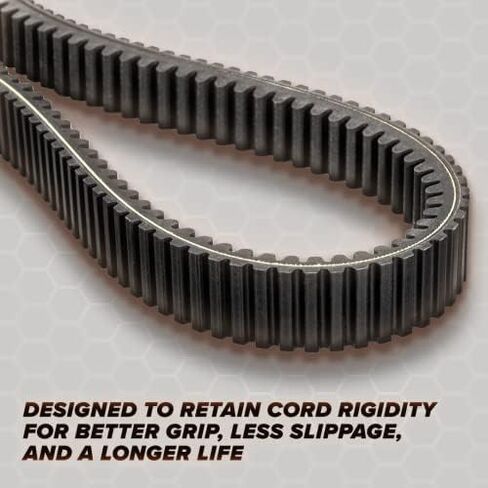 SuperATV Heavy-Duty CVT Drive Belt Compatible with Polaris Xpedition, Replaces OEM Part # 3211186, World's Best Drive Belt, Stronger Than Stock, 4340 Chromoly Steel, See Fitment in Saudi Arabia