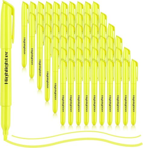 30 Pack Green Highlighters, Chisel Tip Dry-Quickly Highlighter Markers, No Bleed Highlighters for Office, School Supplies, and Study Essentials in Kuwait