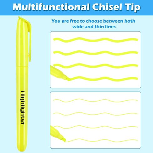30 Pack Green Highlighters, Chisel Tip Dry-Quickly Highlighter Markers, No Bleed Highlighters for Office, School Supplies, and Study Essentials in Kuwait