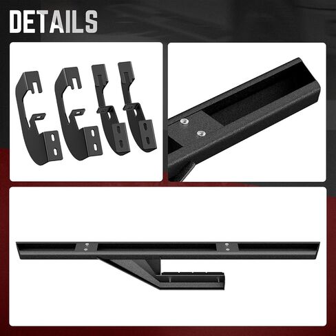 DNA MOTORING 6" Running Boards Nerf Bars Compatible with 07-18 Silverado Sierra 1500 2Dr Standard Cab, STEPB-ZTL-8148-525-SS in Saudi Arabia