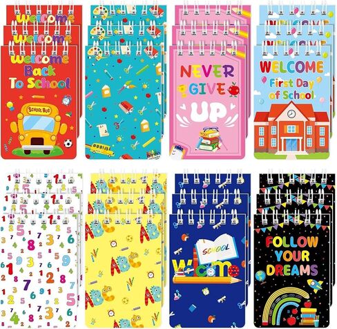 Marforever 24 Pack Mini Animal Protepads Cat Dog تحت عنوان الحفلات ، Cat Dog Mini Spiral Notepads Pet Kitty Gifts for Birthday Teacher Careing School Classroom Supplies Goodie Bags Stuffs in Kuwait