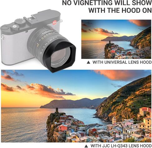 Metal Lens Hood with a Lens Cap for Leica Q3 Q2 Q Digital Camera Lens Replaces Leica Round Lens Hood Q Lens Cover (Not Compatible with Leica Original Lens Cap) in Saudi Arabia