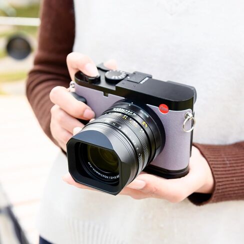 Metal Lens Hood with a Lens Cap for Leica Q3 Q2 Q Digital Camera Lens Replaces Leica Round Lens Hood Q Lens Cover (Not Compatible with Leica Original Lens Cap) in Saudi Arabia