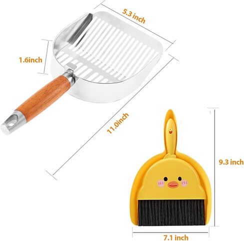 مغرفة فضلات القطط، مغرفة فضلات ذات شرائح عريضة، مغرفة فضلات مع شبكة مجوفة لكريات الصنوبر، سهولة الغربلة، مغرفة فضلات بلاستيكية ABS للقطط in Kuwait