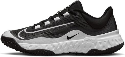Nike Alpha Huarache Elite 4 Turf Women's Softball Shoes (FD2746-103 ، White/Hyper Royal/Deep Royal/Pure Purtinum) Size 8.5 in Saudi Arabia