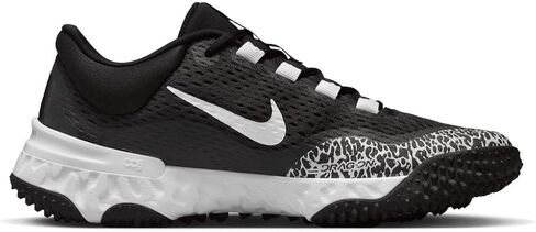 Nike Alpha Huarache Elite 4 Turf Women's Softball Shoes (FD2746-103 ، White/Hyper Royal/Deep Royal/Pure Purtinum) Size 8.5 in Saudi Arabia