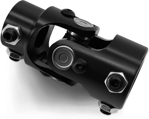 1" Round X 3/4" DD Steering U Joint Steering Shaft Universal Joint Coupling Black, 3-1/4" Overall Length 1-5/8" Outside Diameter in Saudi Arabia