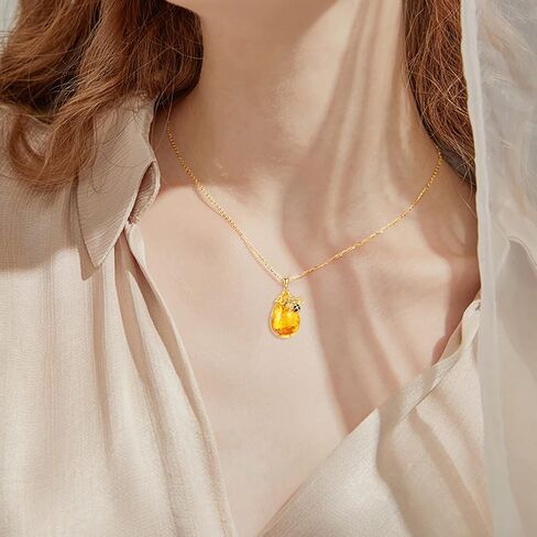 Tiger Rider Bee 925 Sterling Silver Necklace for Women Amber Pendant/Urn Jewelry for Mother's Christmas Anays Anniversary in Saudi Arabia