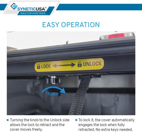 Syneticusa AR Automatic Retract Tonneau Cover with Storage Cargo Platform Rack Fits 2020-2024 Silverado/Sierra 2500 HD/3500 HD 6'8" 82.2 in Truck Bed Retractable in Saudi Arabia