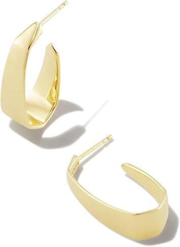Kendra Scott Cadence Hoop Earring, 18k Gold Vermeil in Saudi Arabia