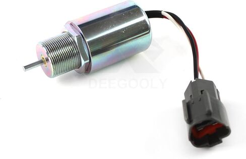 12V SA-3725-12 30A87-20404 30A87-20400 30A87-00040 Fuel Shutdown Solenoid Valve for Mitsubishi L2E L3E S3L S4L Engine Volvo Penta EC15 EC13 EC15 EC15B EC20 EC20B EC25 EC30 EC35 EC45 Mahindra Max-28 in Saudi Arabia