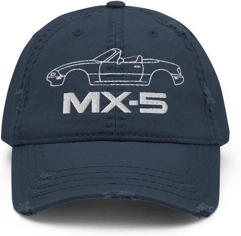 Miata MX-5 Cap for JDM Fans Project Tuner Car Club Distressed Dad Hat in Saudi Arabia