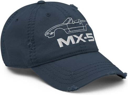 Miata MX-5 Cap for JDM Fans Project Tuner Car Club Distressed Dad Hat in Saudi Arabia