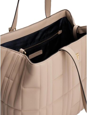 Tommy Hilfiger Lightweight Quilted Tote Bag with Adjustable Strap and Zip Pocket in Saudi Arabia