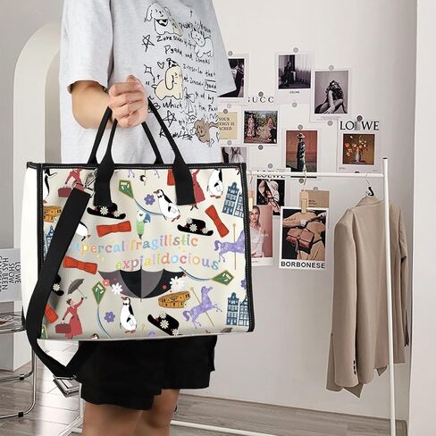 Fotap Mary Inspire Bag Bag Supercalifragilistic المظلة Mary Handbag Mary Musicals Lover Gift Mary Movie Counter Bag Bag in Kuwait