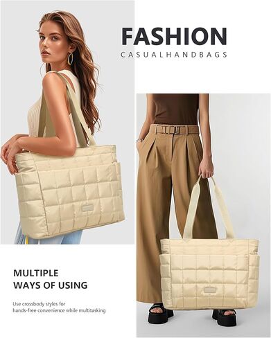 HKCluf elemted fuffer bag for women 20l lightweightlight large work bore tote bag bag bag bag bas in Kuwait