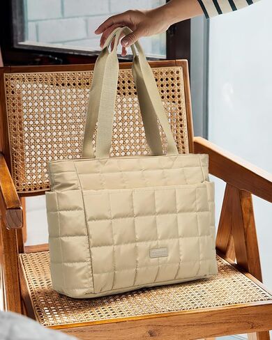 HKCluf elemted fuffer bag for women 20l lightweightlight large work bore tote bag bag bag bag bas in Kuwait
