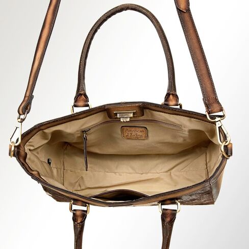 American Darling Tote Hair on Genuine Leather Western Women Bag Handbag Purse | Travel Bags College Casual in Kuwait