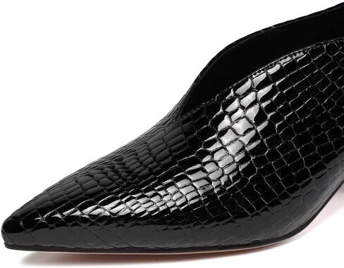 TinaCus Handmade Women's Patent Leather Slip On Printed Snakeskin Casual Shoes in Saudi Arabia