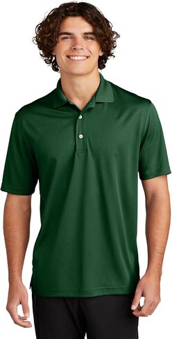 Sport-Tek للجنسين Dri-Mesh Polo | قميص قصير الأكمام للرجال والنساء ، قمة كلاسيكية لارتداء غير رسمي ، العمل والغولف in Saudi Arabia