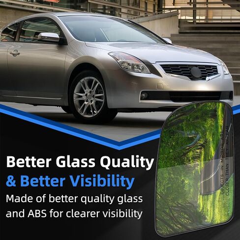 استبدال المرآة الجانبية للركاب لـ Nissan Altima Coupe 2008-2013 - زجاج مرآة الجانب الأيمن ، مرايا الرؤية الخلفية مع تسخين الطاقة in Saudi Arabia