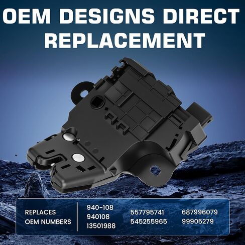 Rear Trunk Latch Actuator for Chevrole Chevy Cruze Impala Malibu Sonic Corvette Camaro Buick Regal Lacrosse Verano Allure Cadillac ATS ELR XTS CTS Replaces 940-108 13501988 in Saudi Arabia
