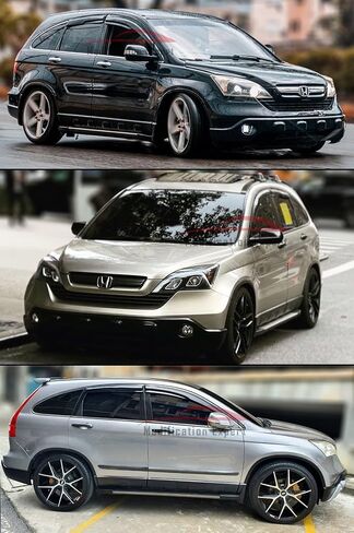 Fits for 2007-2011 Honda CR-V CRV JDM Wavy Mugen Style Window Visors Rain Guards Deflectors in Saudi Arabia