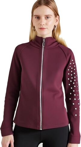 LIUHUO Girls Figure Skating Training Jacket - Elegant Ventilated Practice Top in Kuwait