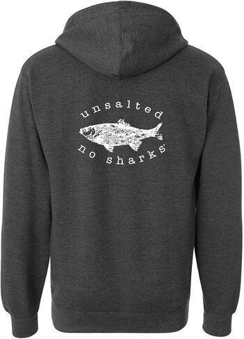 Lake Michigan Unsalted Modern Fit Unisex Hooded Sweatshirt in Saudi Arabia