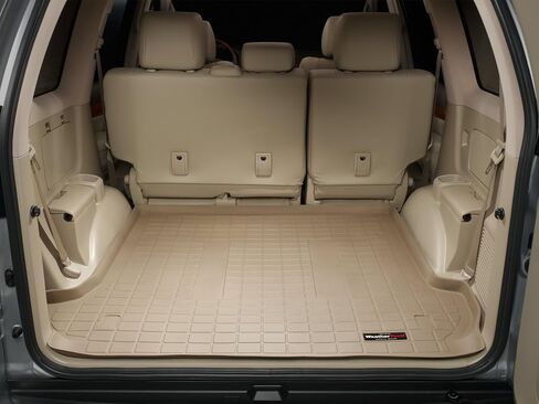WeatherTech Cargo Trunk Liner for Lexus GX - Behind 2nd Row (41240) Tan in Saudi Arabia