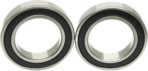 2PCS 6003 2RS محمل 17 * 35 * 10 مم ABEC-3 6003 RS محور الدراجات الخلفية الأمامية HUBS 17X35X10MM 6003 2RS كرات تحمل in Saudi Arabia