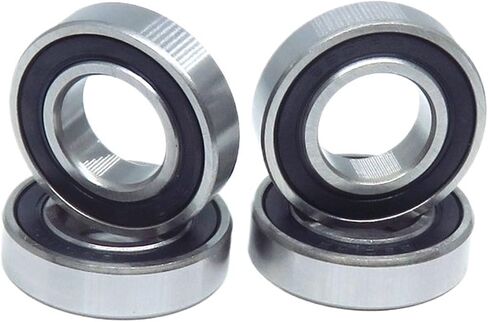2pcs 6003 2RS Bearing 17 * 35 * 10 mm ABEC-3 6003 RS Bicycle Hub Front Rear Hubs Wheel 17x35x10mm 6003 2RS Balls Bearing in Saudi Arabia