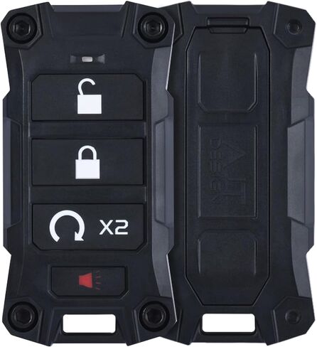 AJT DESIGN Replacement Key Fob Case for Ram 2019+ - Custom Made in USA - Black in Saudi Arabia