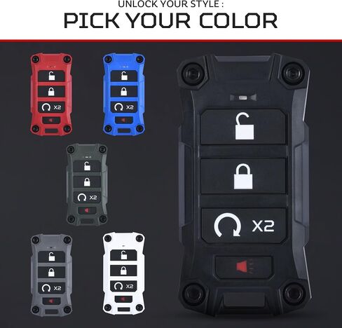 AJT DESIGN Replacement Key Fob Case for Ram 2019+ - Custom Made in USA - Black in Saudi Arabia