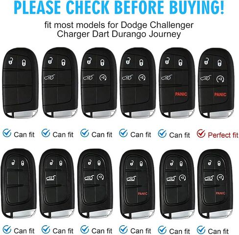 Key Fob Cover for Charger Challenger Durango Journey Dart, 5 Buttons Silicone Key Fob Case, Replacement Remote Control Key Fob Shell, Key Fob Skin Cover (Green, 1PC) in Saudi Arabia