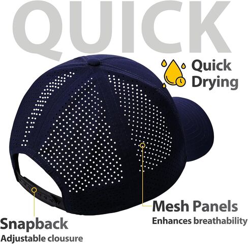 XXL Hats for Men Big Head ، Mens Quick Dry Cap ، XXL Golf Hats ، Performance Sun Hat للنساء القابل للتعديل للنساء (23.6 "-25.6") in Kuwait