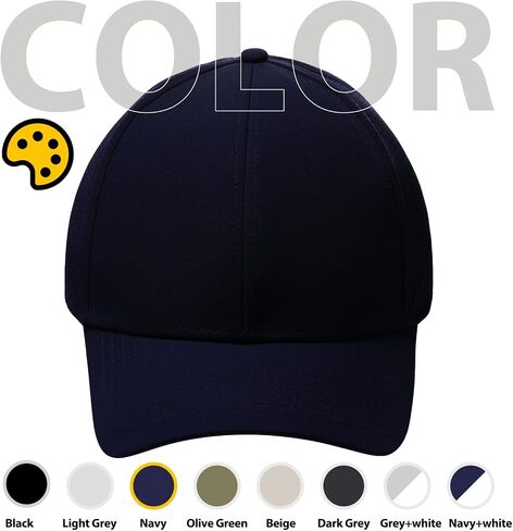 XXL Hats for Men Big Head ، Mens Quick Dry Cap ، XXL Golf Hats ، Performance Sun Hat للنساء القابل للتعديل للنساء (23.6 "-25.6") in Kuwait