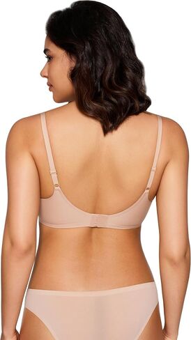 Scoop Neck Padded Bra – Comfortable Build-in Silicone Underwire Seamless Bra - Full Coverage Bra's with Hook & Eye Closure in Saudi Arabia