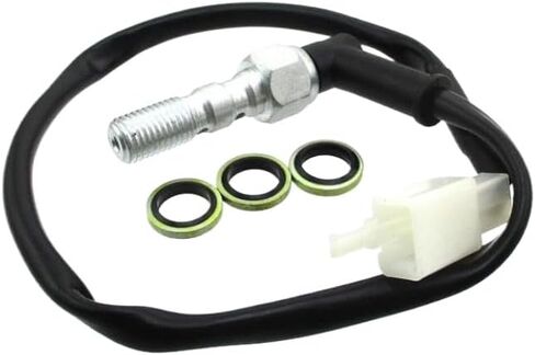Universal Hydraulic Brake Light Switch Double Bleed Banjo Bolt 10 X 1.25mm Compatible with Motorcycles(10 PCS) in Saudi Arabia