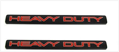 2X Black Heavy Duty Emblem Badge for Dodge RAM 2500 3500 in Saudi Arabia
