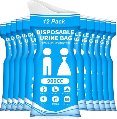 Adjustable Urinal, Pocket Toilet for Men Women, Portable Urinal Pee Bottles with Sealed Lid, Collapsible Urinals for Camping Travel Car Traffic Jam 750ML in Saudi Arabia