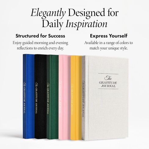 Gratitude Journal for Women & Men 2025 with Inspiring Quotes and Mindful Prompts for Affirmation, Reflection & Wellness - Daily Happiness Journal - Premium Linen Cover (Natural Beige) in Saudi Arabia