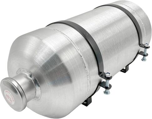 JSD 3.9 Gallon Spun Aluminum Universal Gas Tank Vertical 8 x 18 1/4" NPT Outlet For ATVs、Portable Generators in Saudi Arabia