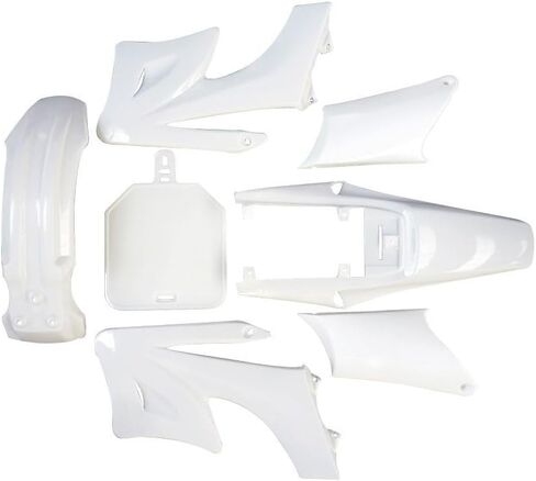 White Fairing Plastics Body Fender and Red Graphics Kit & Seat For Apollo Orion 110cc 125cc 150cc 140cc 160cc 200cc 250cc Motorcycle Dirt Pit Bike Motocross in Saudi Arabia